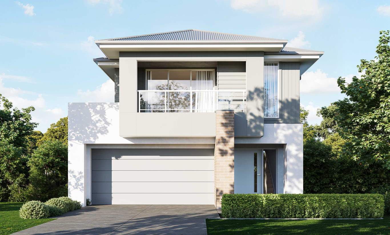 two storey home design stanton two aveley facade the gables