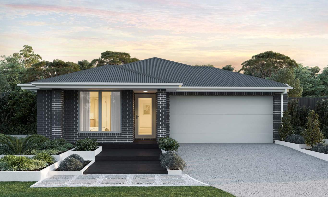 single storey home design everyday lucia classic facade