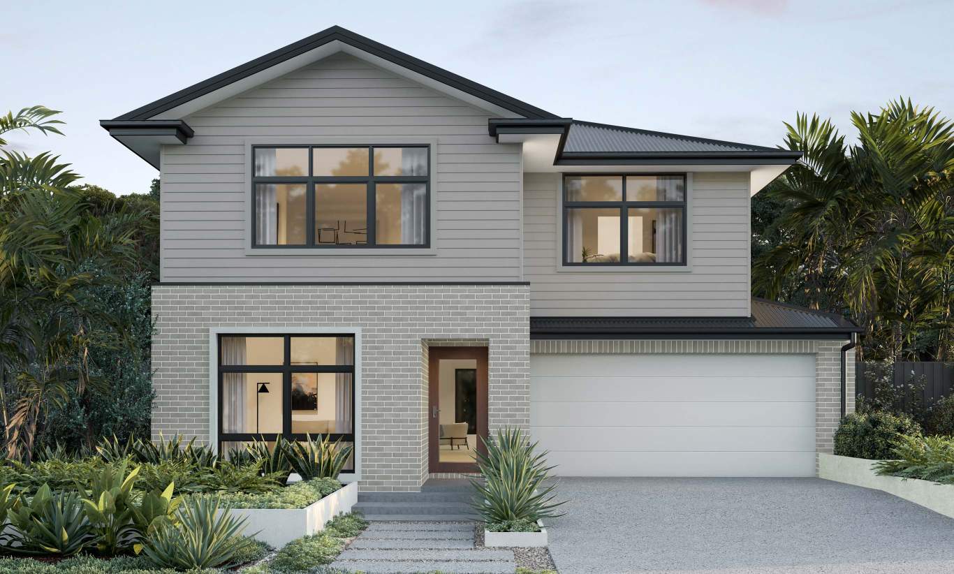 two storey home design everyday lurento beachside facade