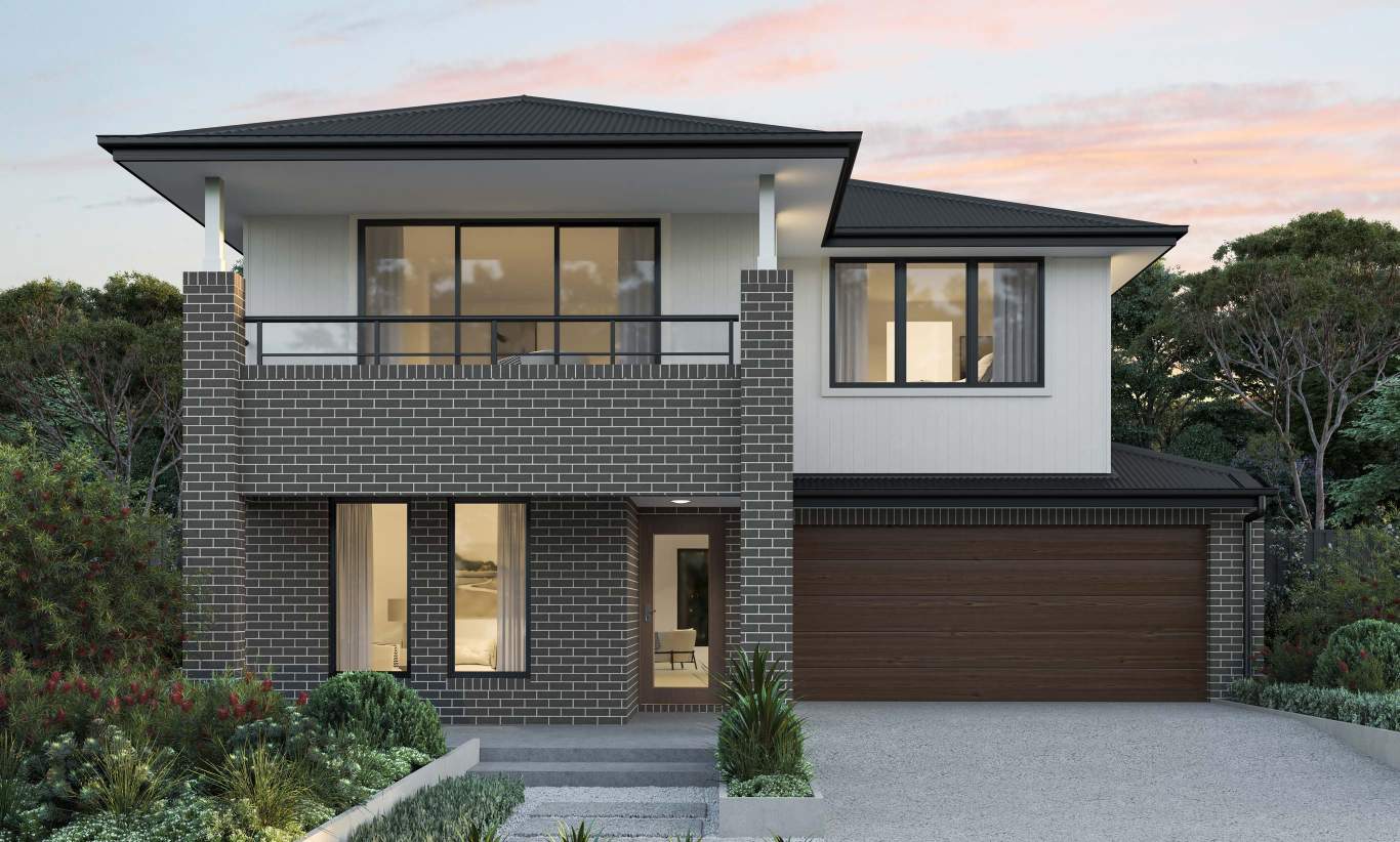 two storey home design everyday lurento wilderness facade