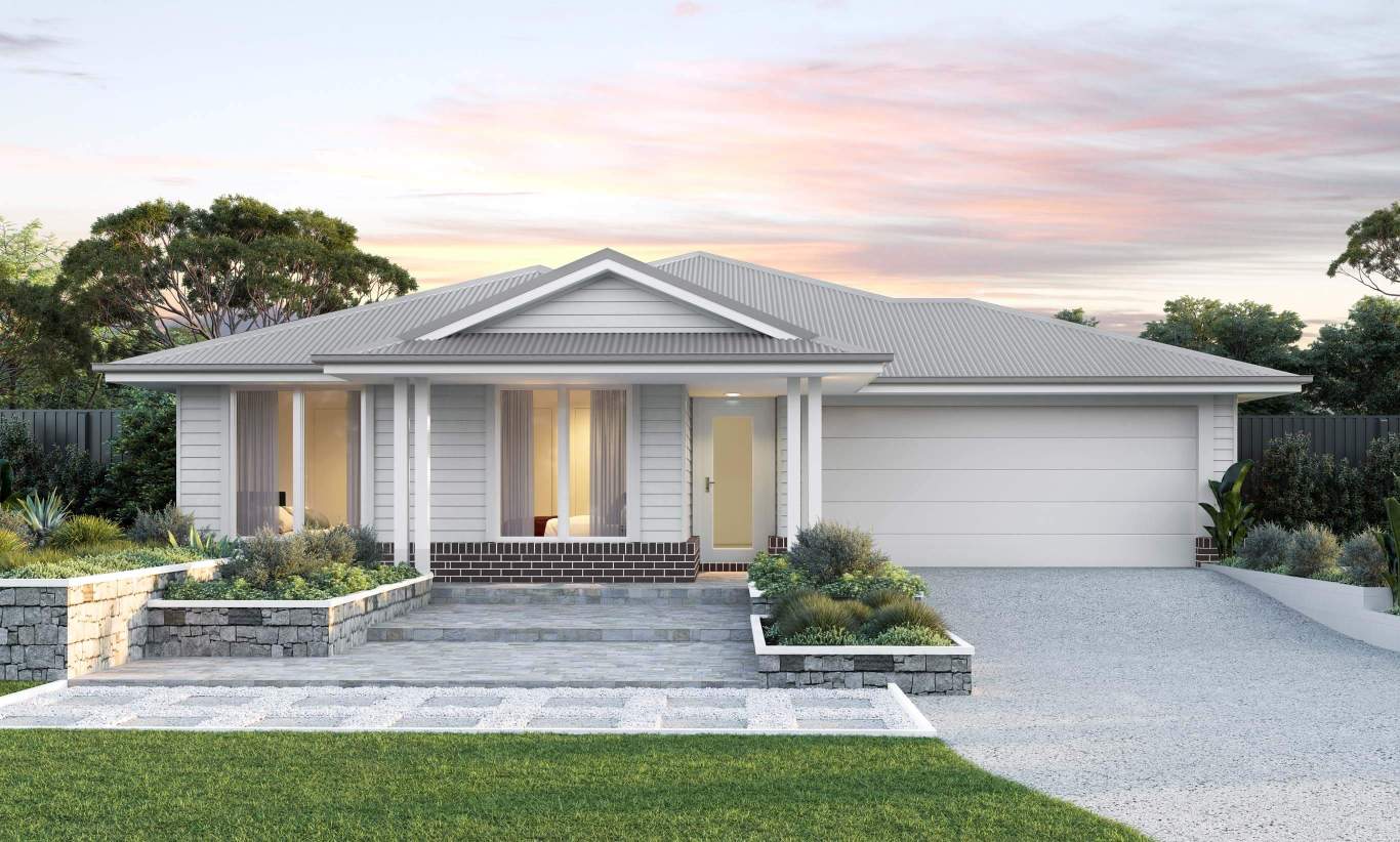 single storey home design everyday mendoza seaspray facade