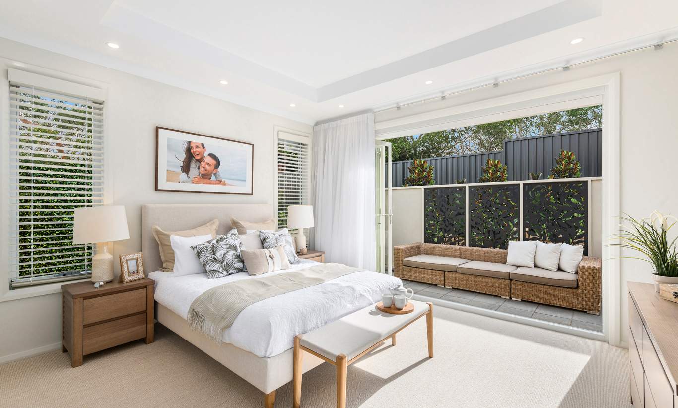 Master Bedroom - Miami Display, Homeworld Leppington - McDonald Jones
