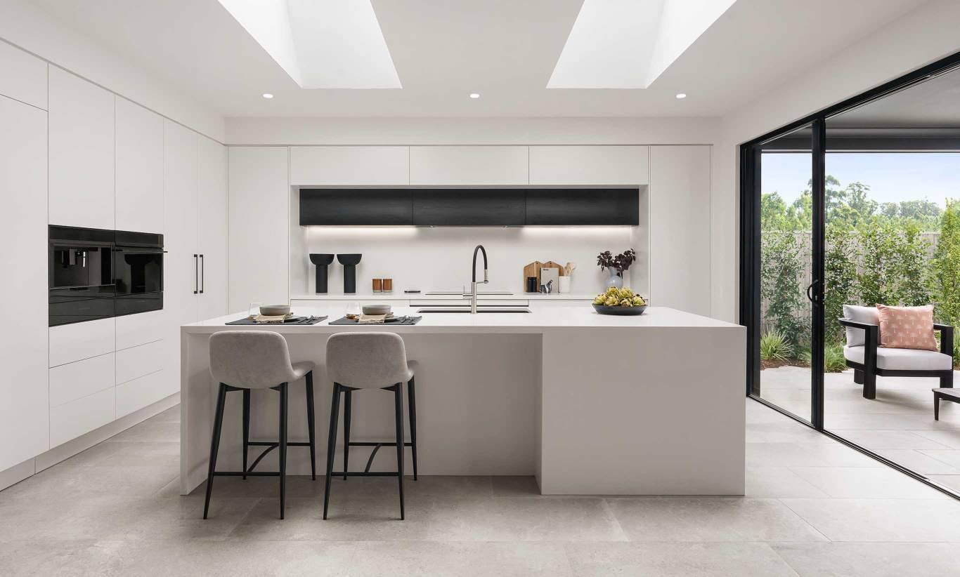 single story home design miami executive kitchen homeworld leppington
