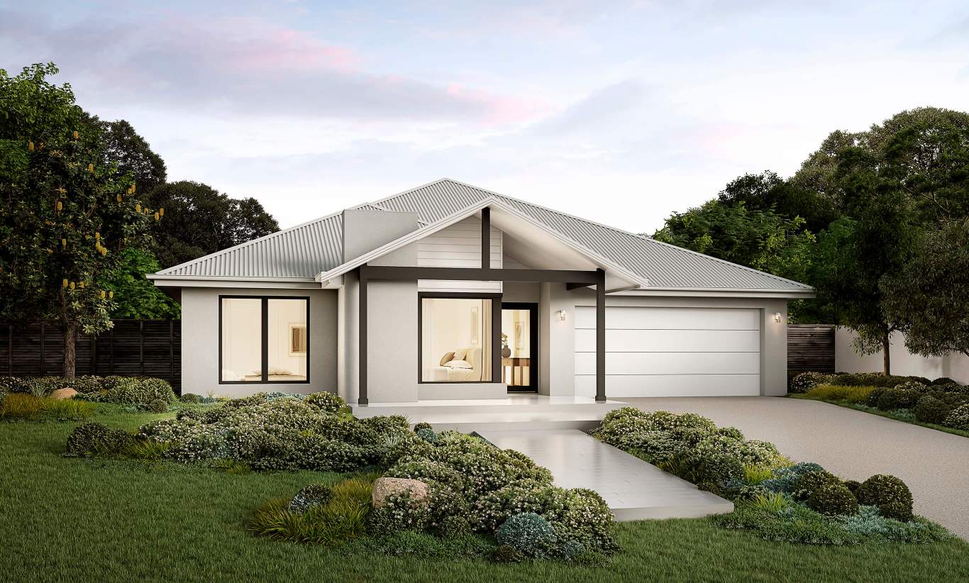Miami - Cayman Facade Single storey house design miami cayman facade