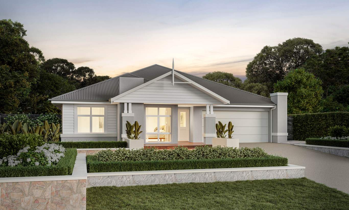 Miami - Westbury Facade One story home design miami westbury facade