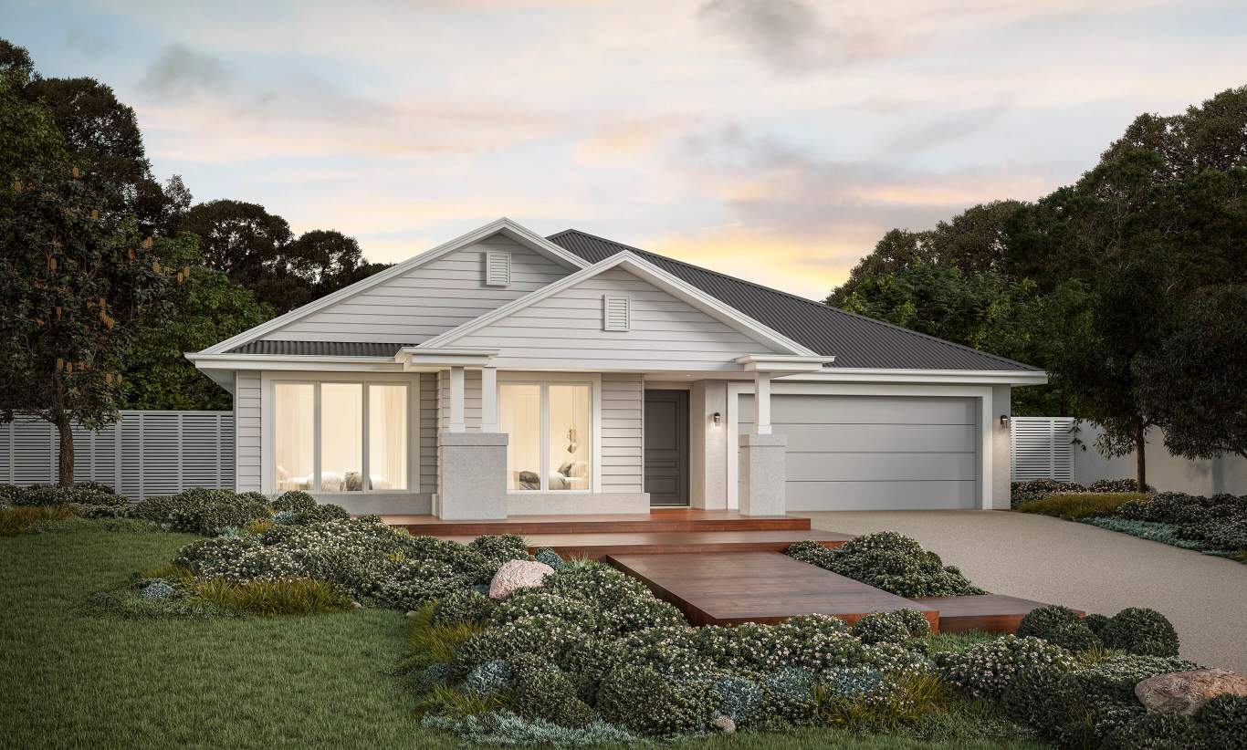 Miami - Whitehaven Facade Modern single floor house design miami whitehaven facade