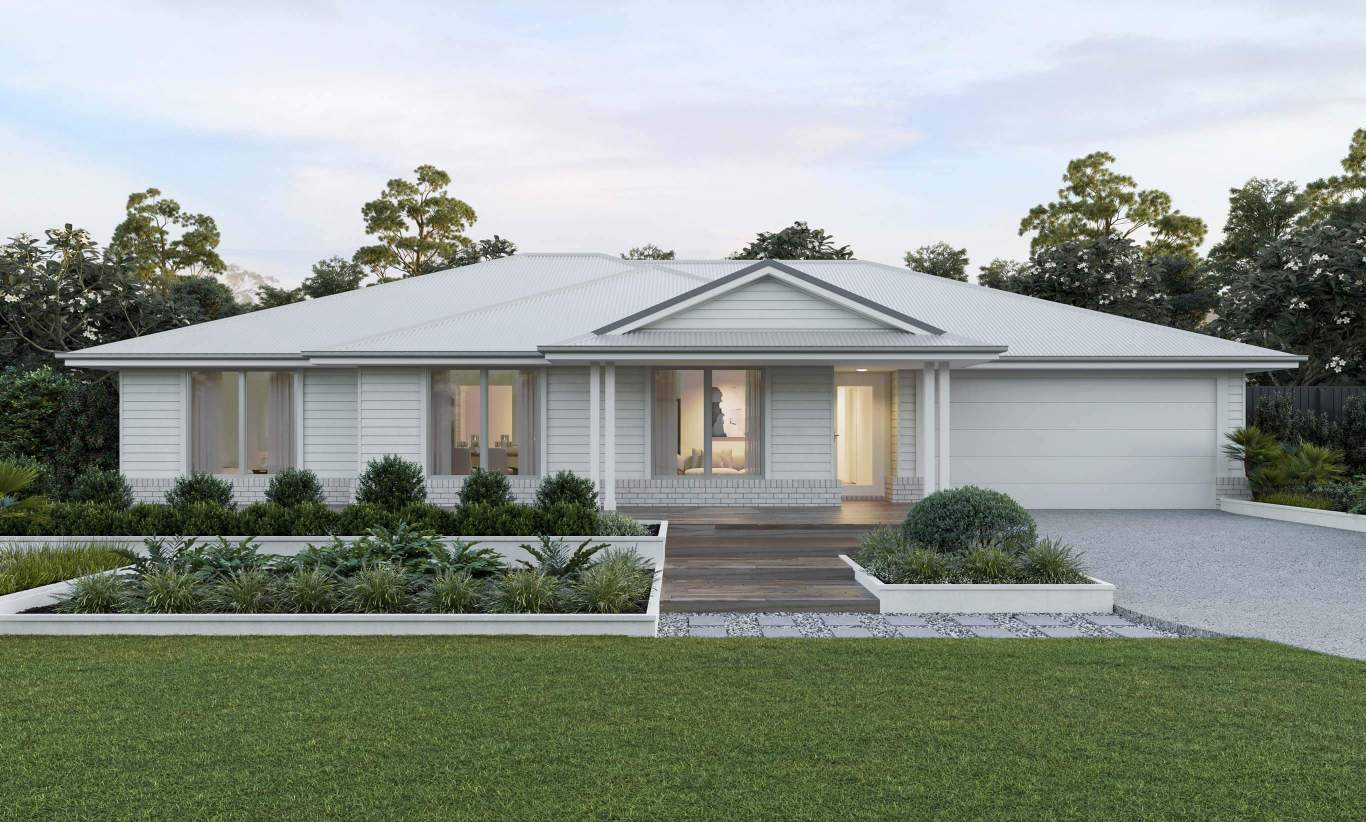 single storey home design everyday montillo seaspray facade