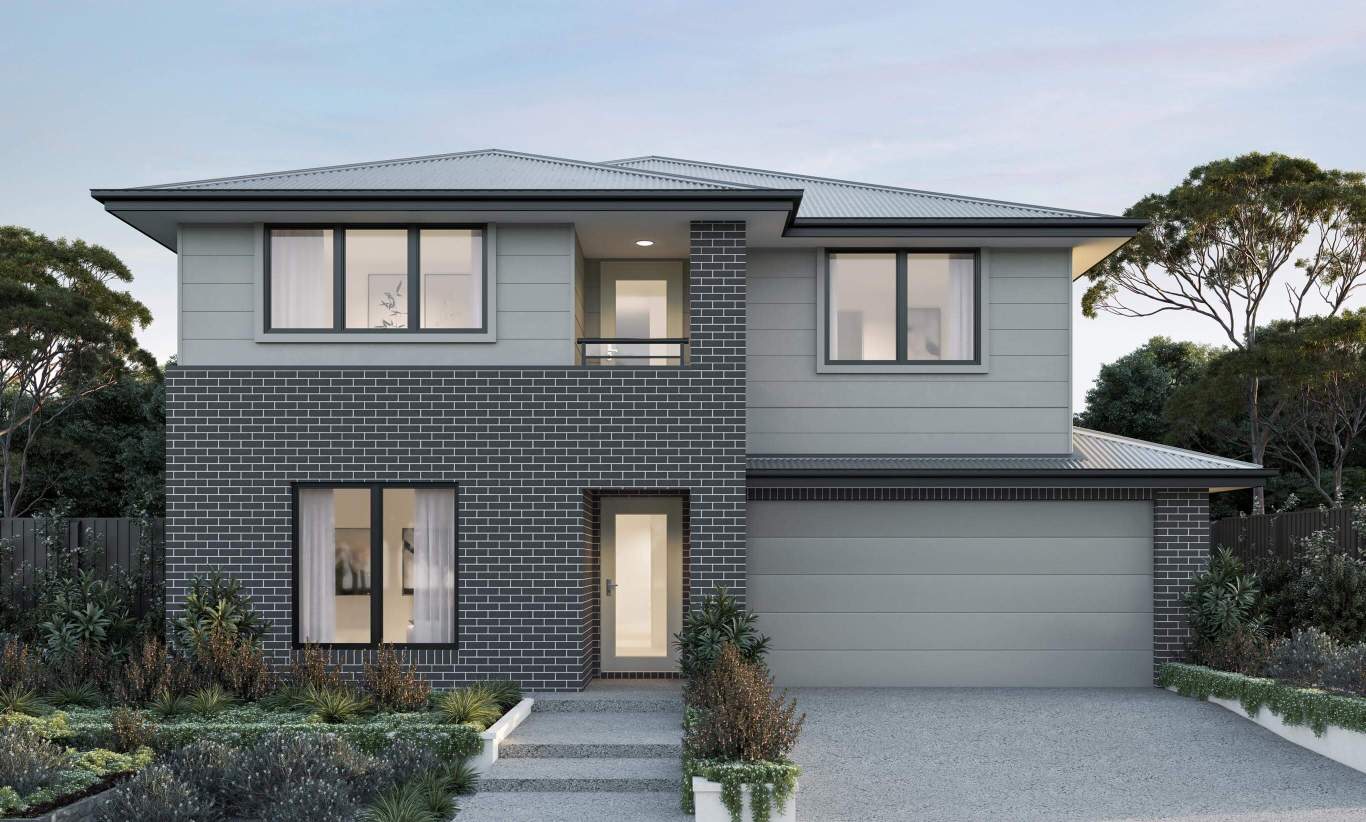 two storey home design everyday nevada classic facade