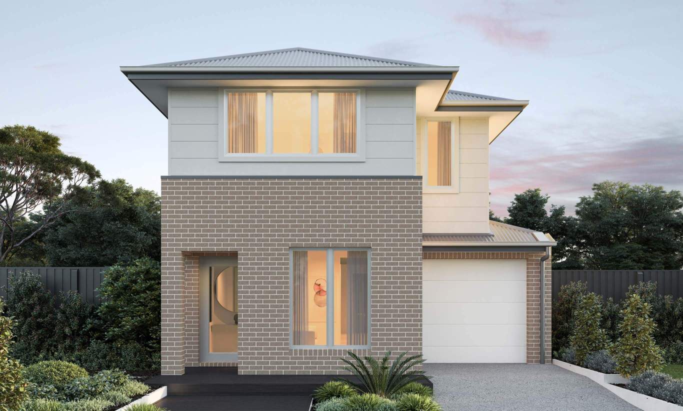 two storey home design everyday palencia classic facade