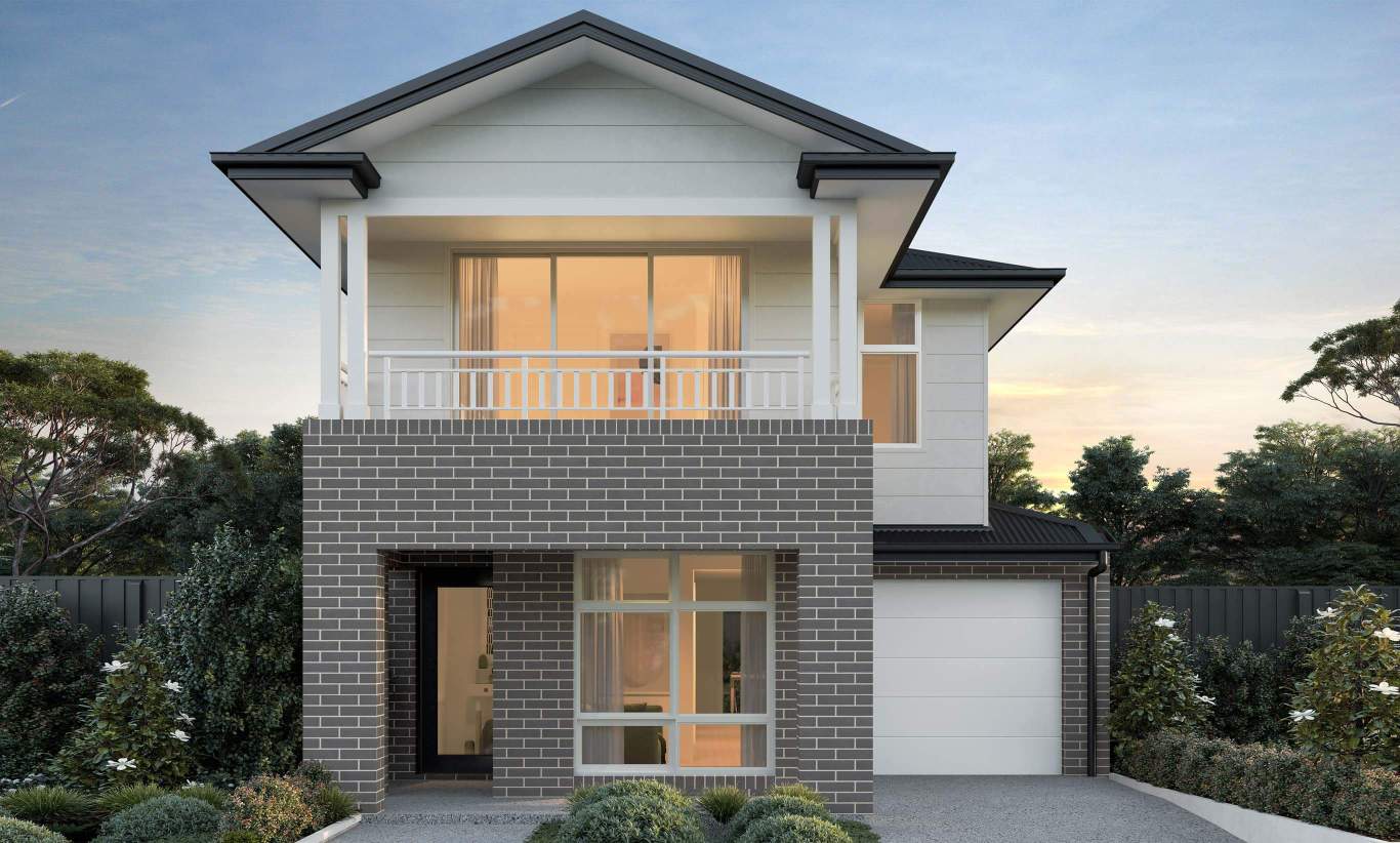 two storey home design everyday palencia sierra facade
