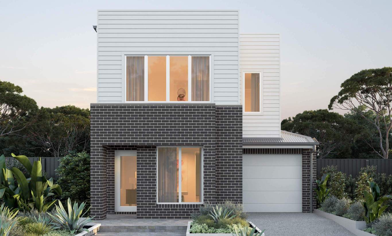 two storey home design everyday palencia urban facade