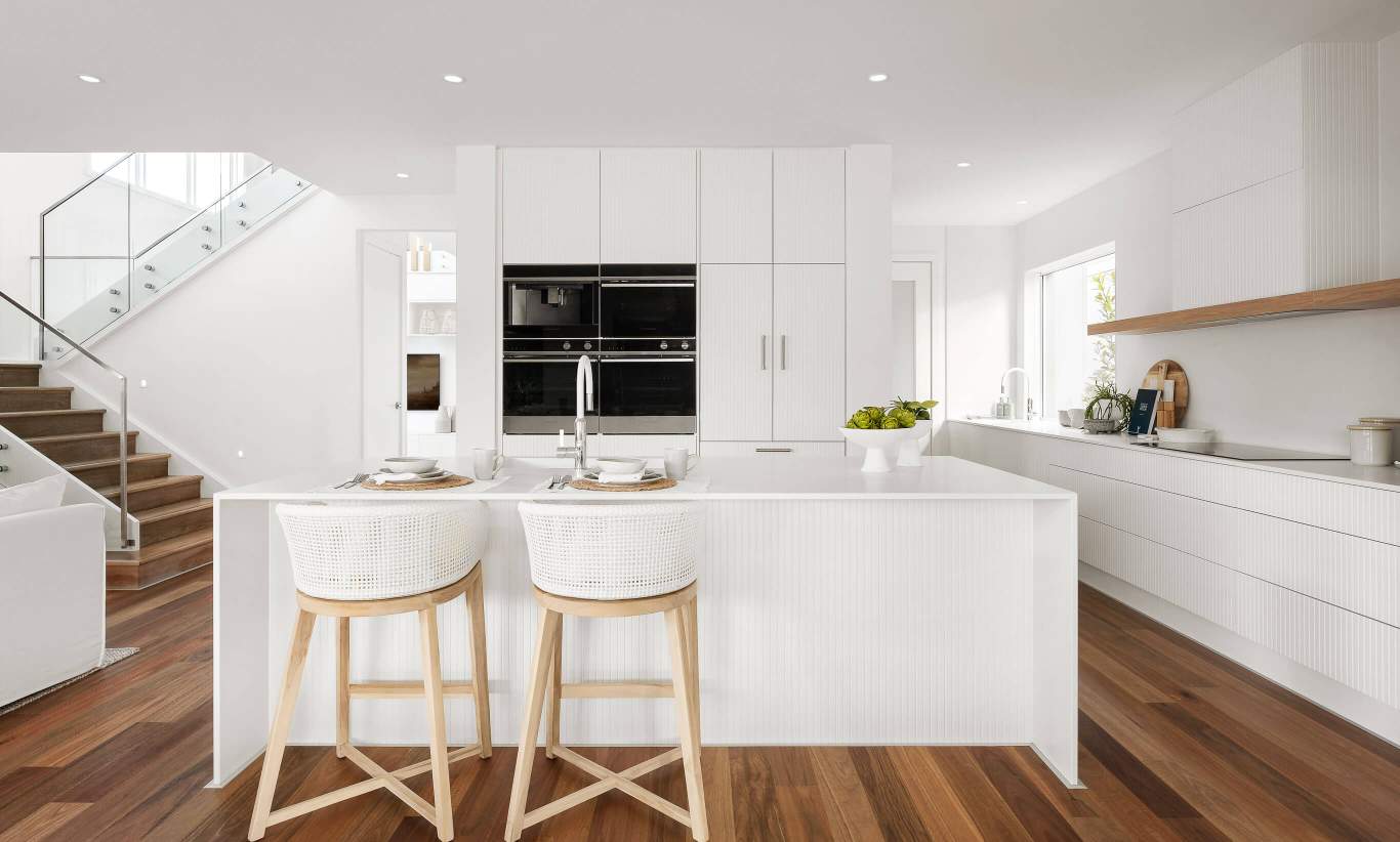two storey home design kitchen panorama box hill NSW
