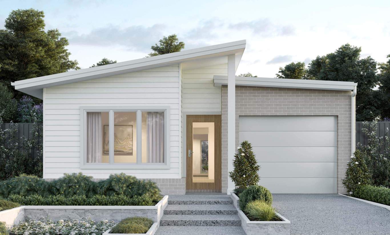 single storey home design everyday ravello alpine facade