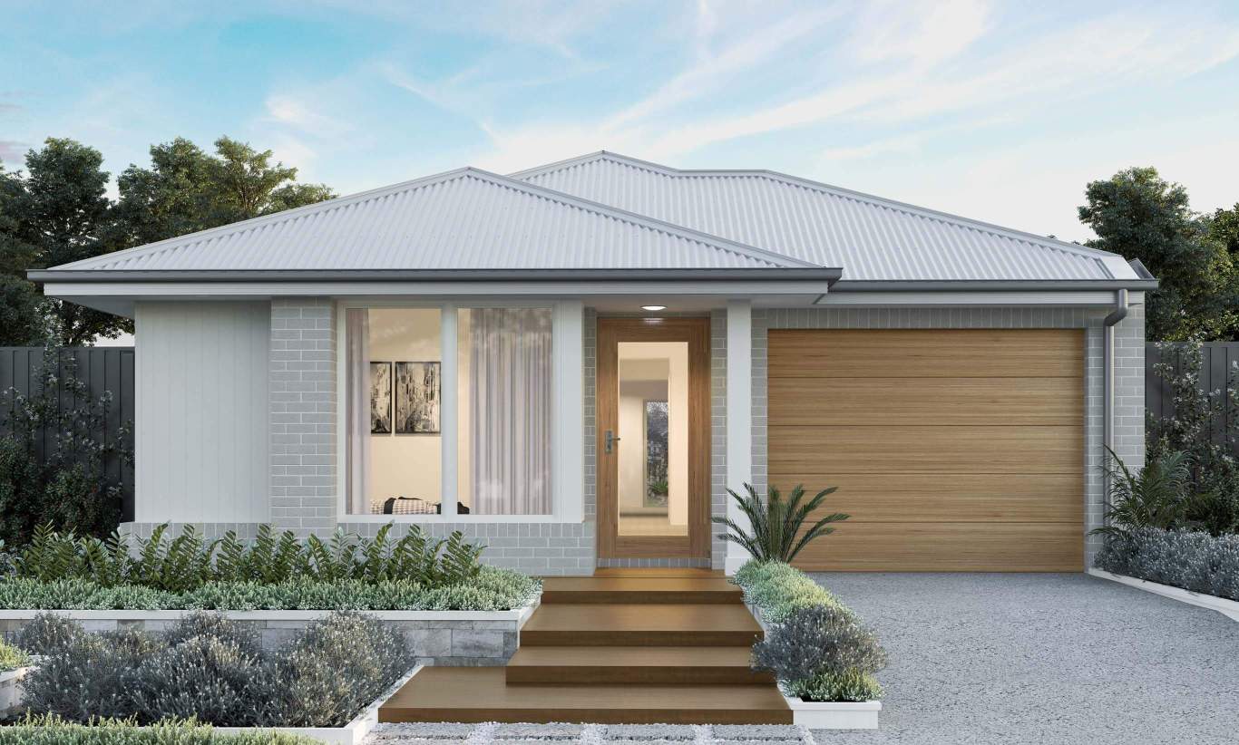 single storey home design everyday ravello savannah facade