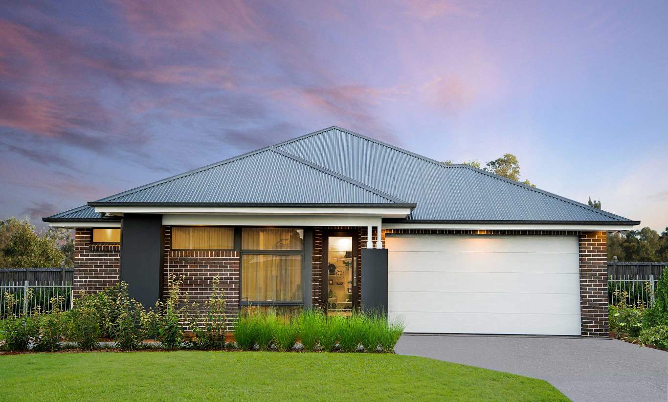 Kalinda single storey house design south nowra retreat kalinda facade