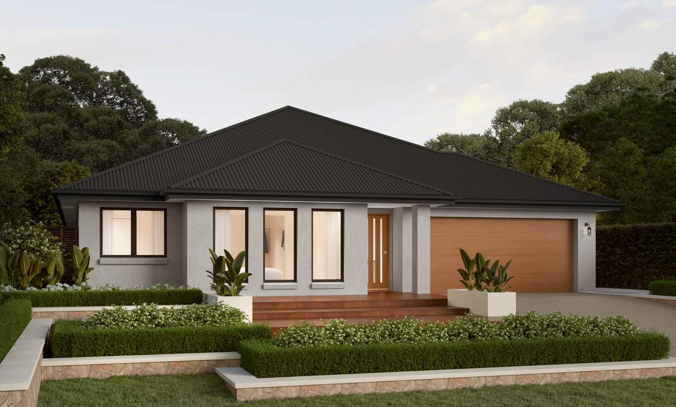 Retreat - Classic Facade single storey house design retreat classic facade