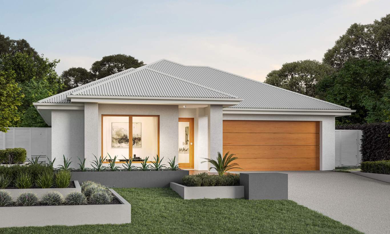 Riviera - Aston Facade single storey home design riviera aston facade