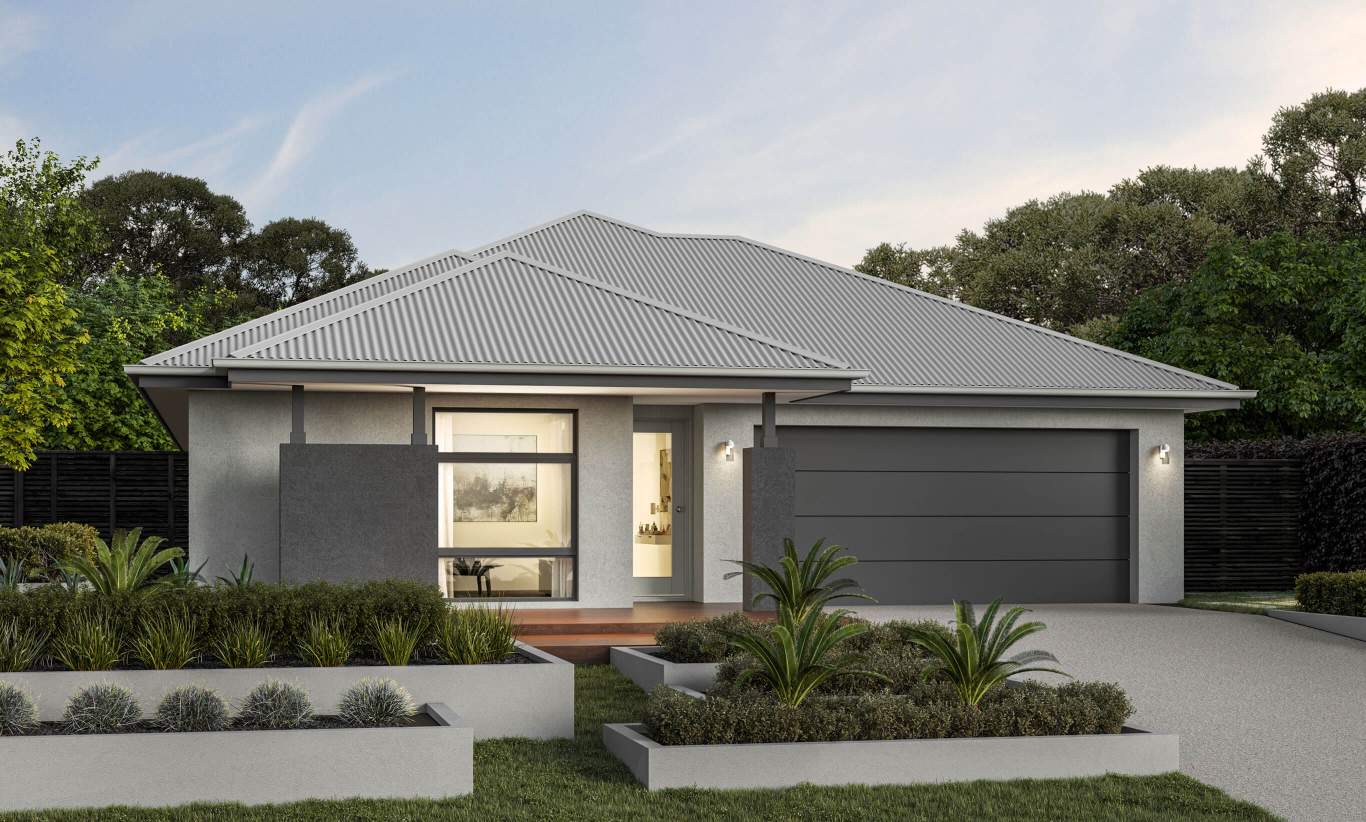 Riviera - Tempo Facade single level home design riviera tempo facade