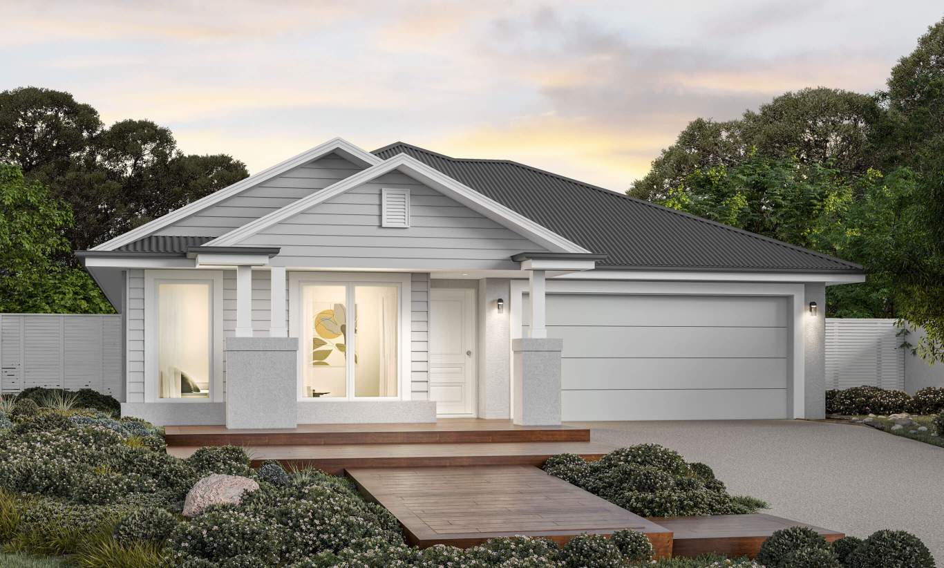 Riviera - Whitehaven Facade single story home design riviera whitehaven facade