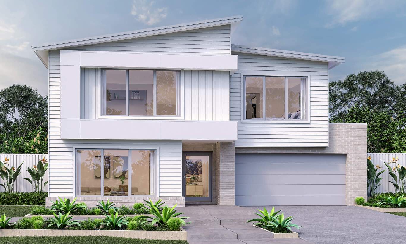 Saxonvale 42 - Alkina Facade two storey home design saxonvale 42 alkina facade