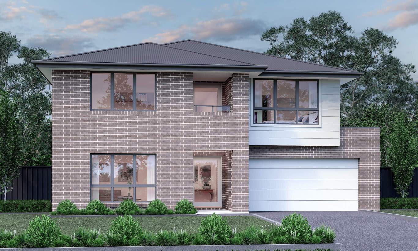 Saxonvale 42 - Classic Facade two storey home design saxonvale 42 classic facade