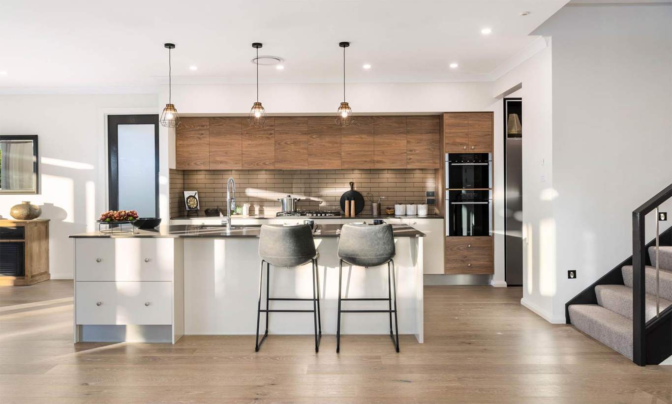 Saxonvale - Kitchen - Industrial Style Saxonvale Double Storey New Home - Kitchen - Waterford Living Display Home