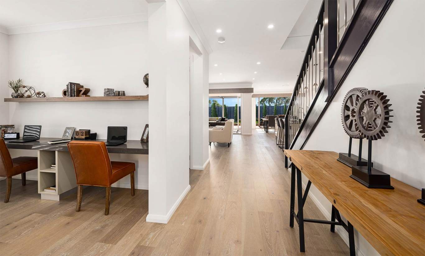 Saxonvale - Study - Industrial Style Saxonvale Double Storey Home - Study - Industrial Style - Display Home Waterford living