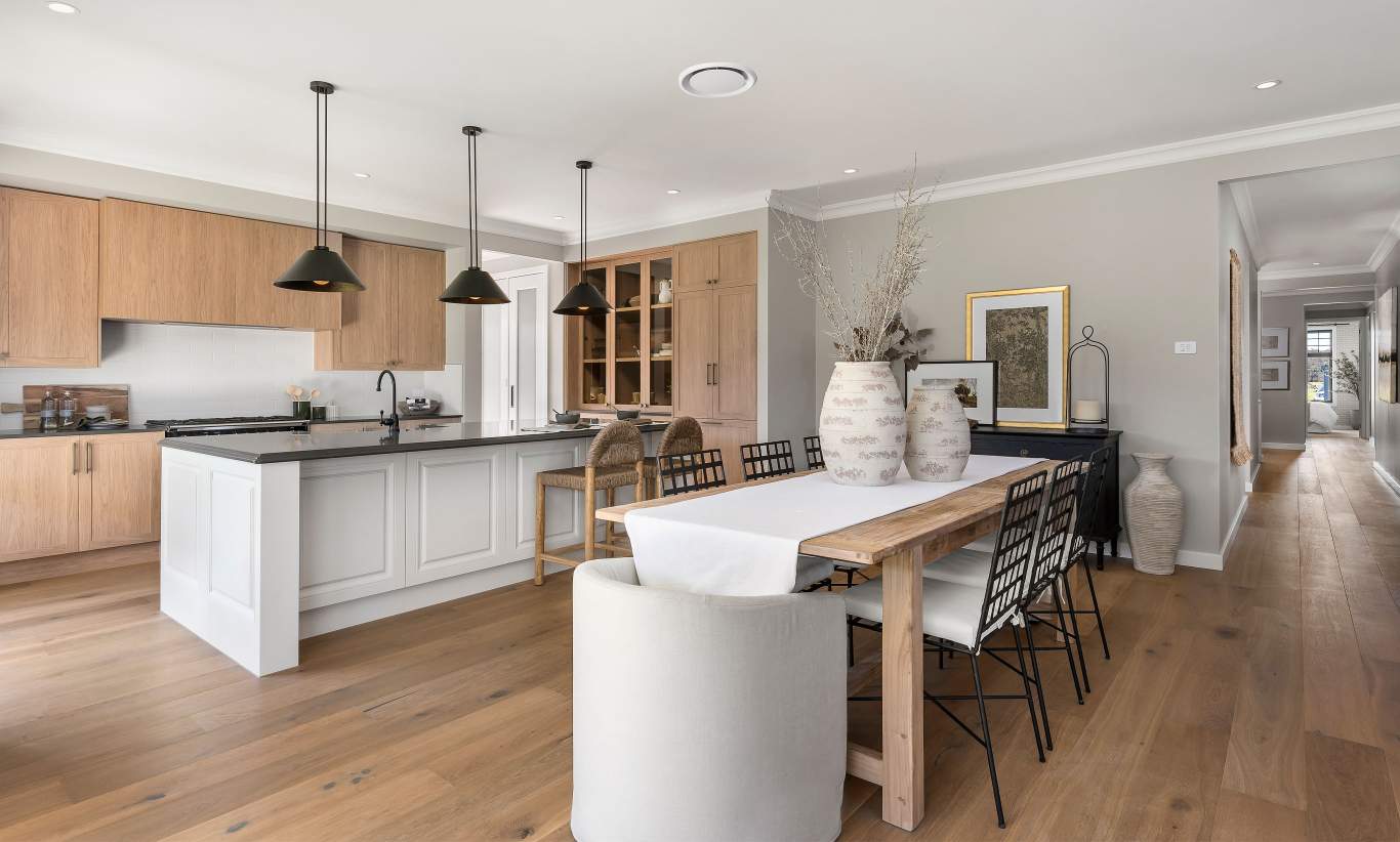 single storey home design anchorage dining kitchen