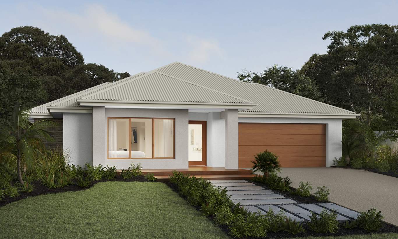 St.Tropez - Aston Facade  single storey home design st.tropez aston facade