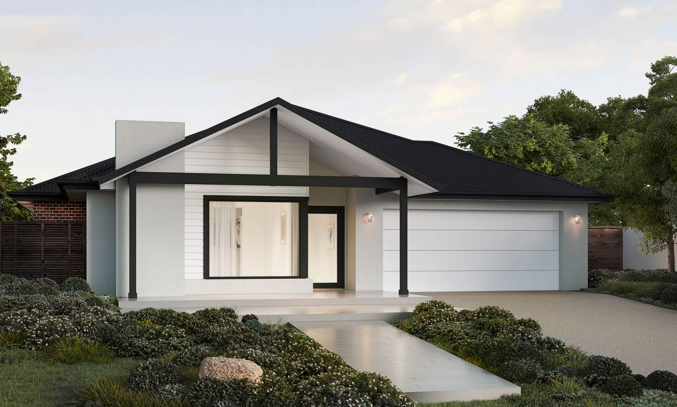 St.Tropez - Cayman Facade single storey home design st.tropez cayman facade