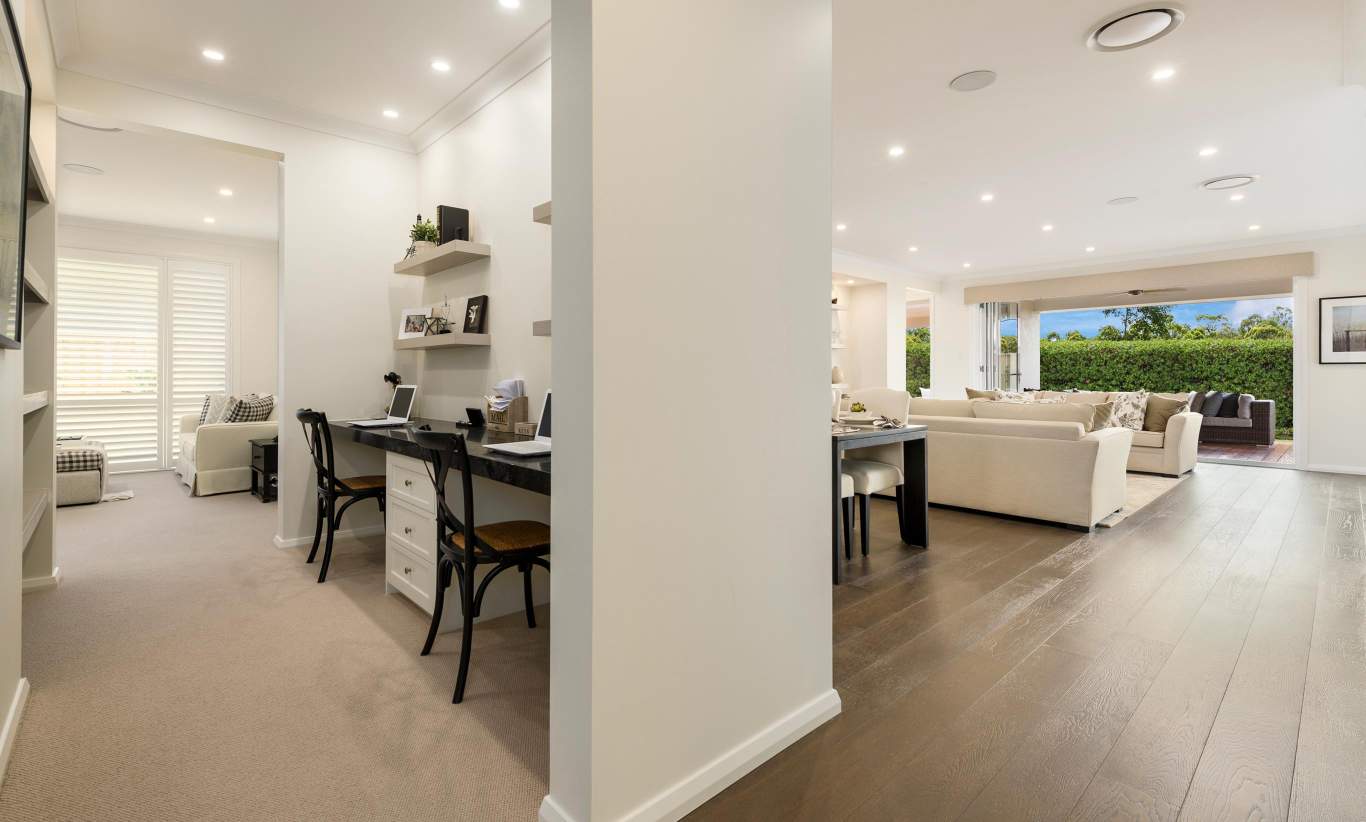 Study & Living Room - Miami Display Home, Sapphire Beach - McDonald Jones