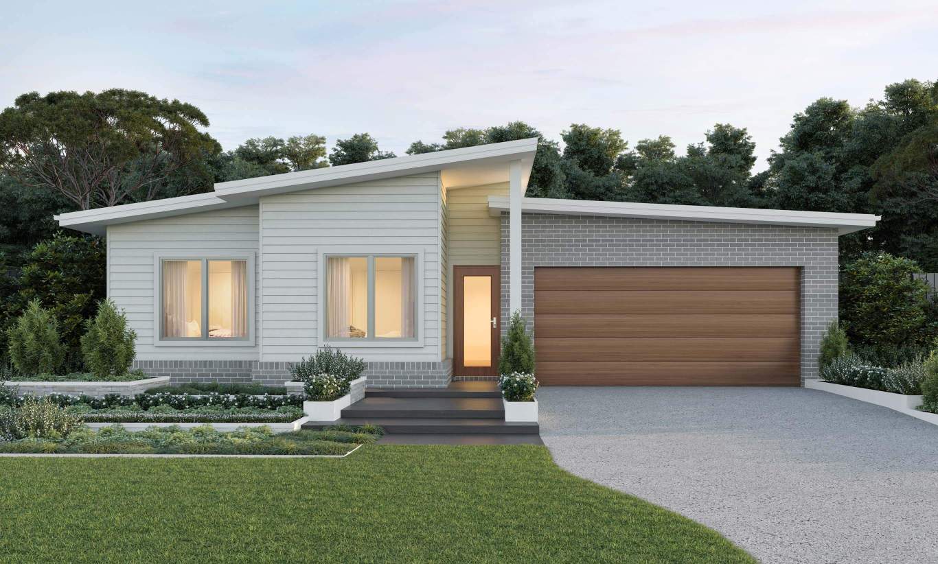 single storey home design toledo alpine facade everyday