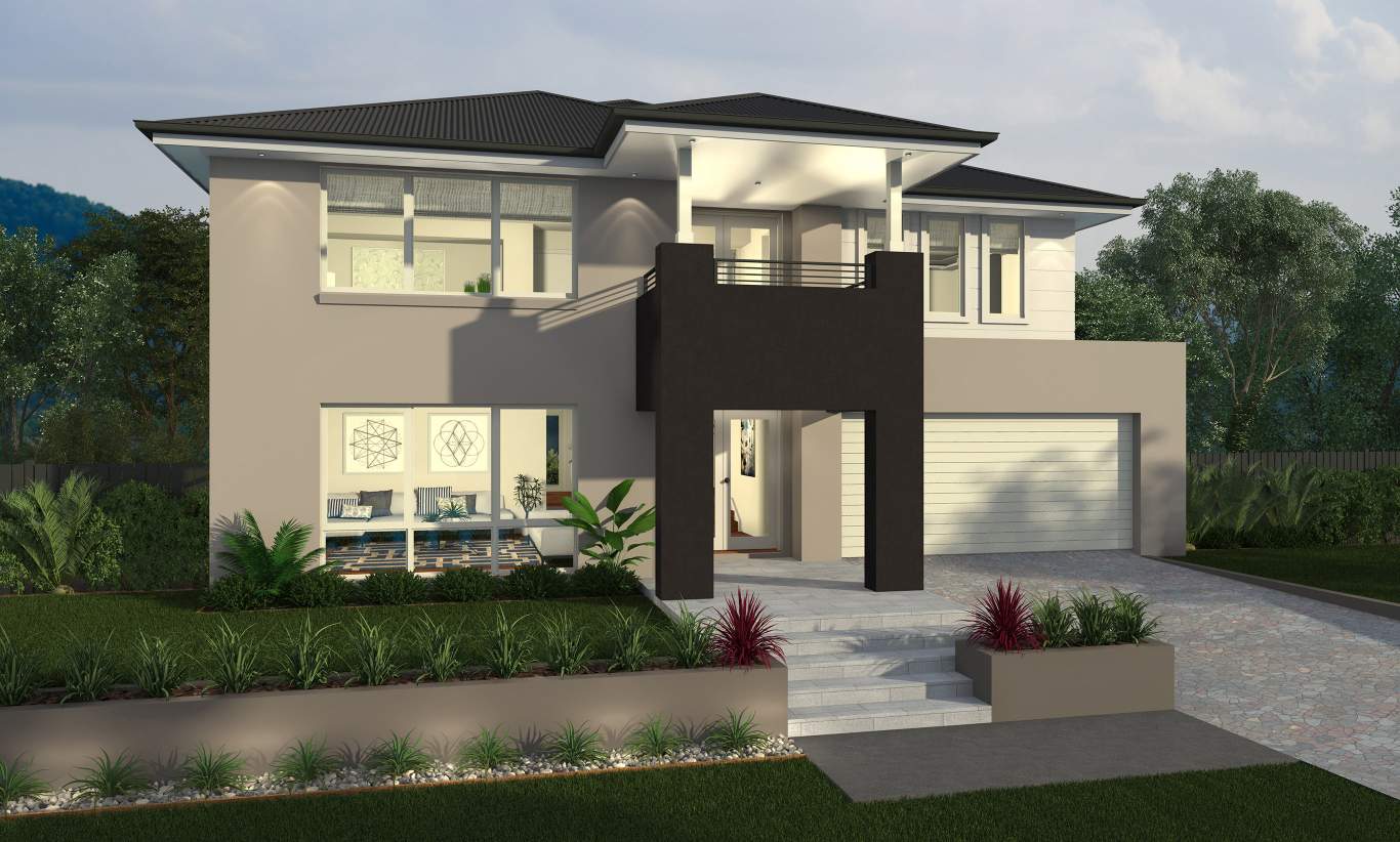 Traditional Facade - Tallavera Traditional Facade - Tallavera 2 Storey Home Design - McDonald Jones