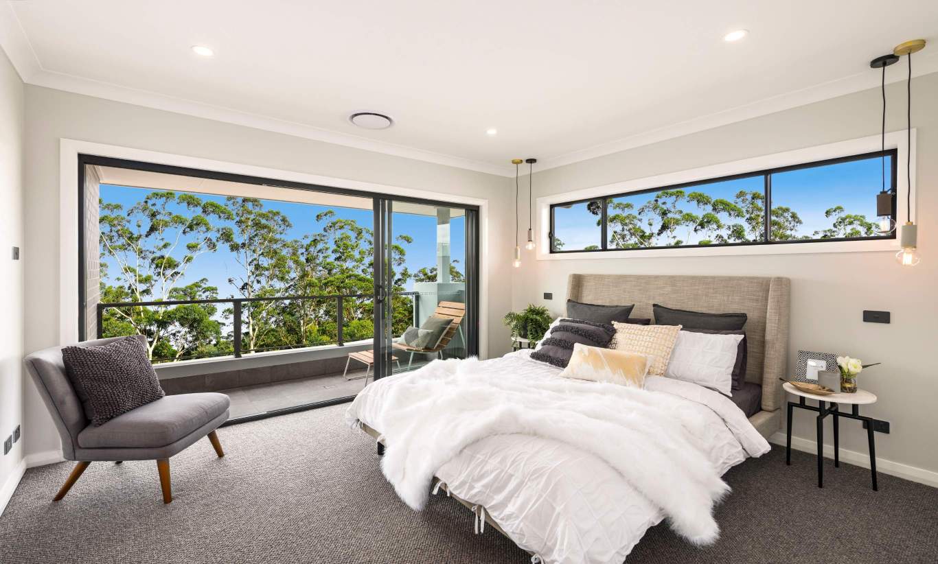 Tulloch Master Bedroom - Tulloch25 -Narrow Block Home - McDonald Jones