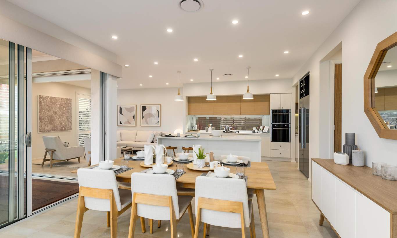 Dining - Tulloch Narrow Block Two Storey Home - McDonald Jones