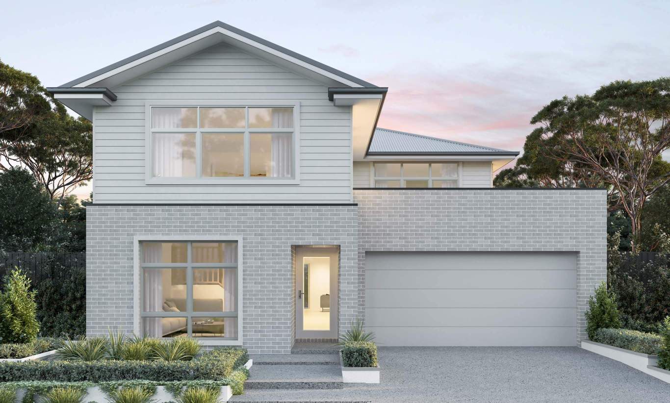 two storey home design ventura beachside facade