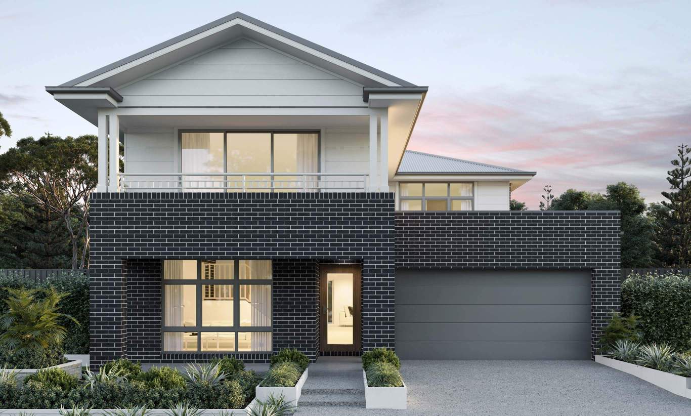 two storey home design ventura sierra facade