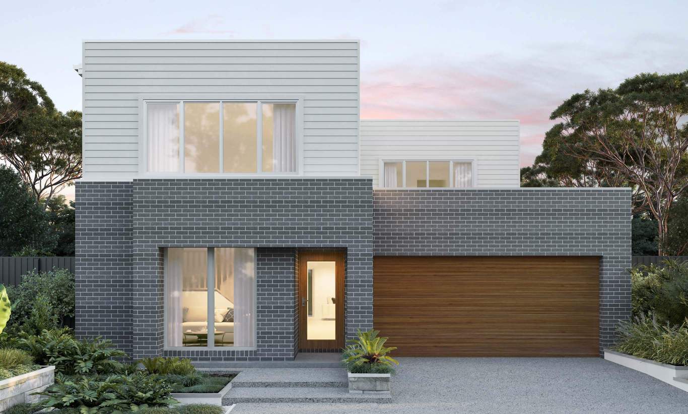 two storey home design ventura urban facade