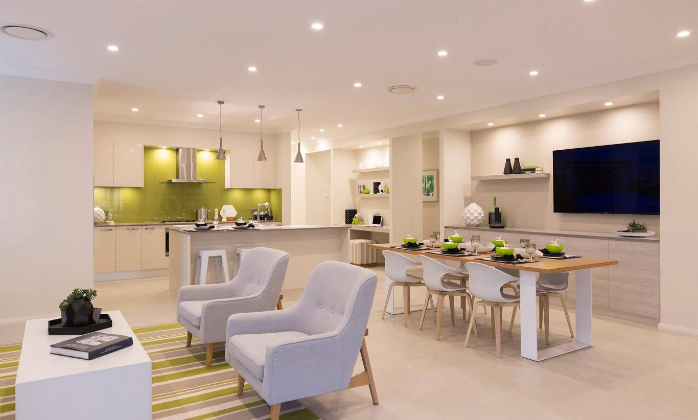 Living, Dining -  Vienna Home Design - Thornton - McDonald Jones