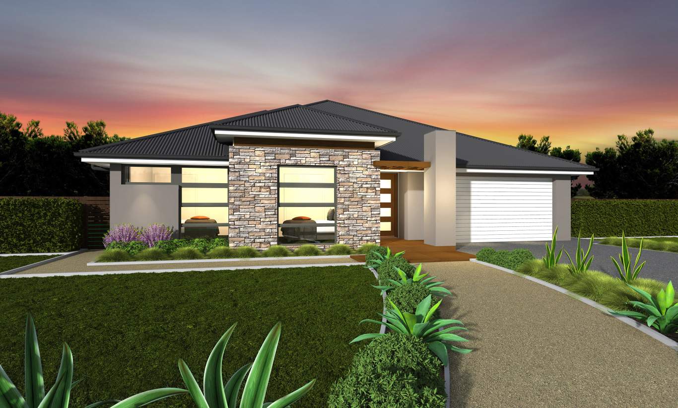 Villa C Facade, Miami, McDonald Jones