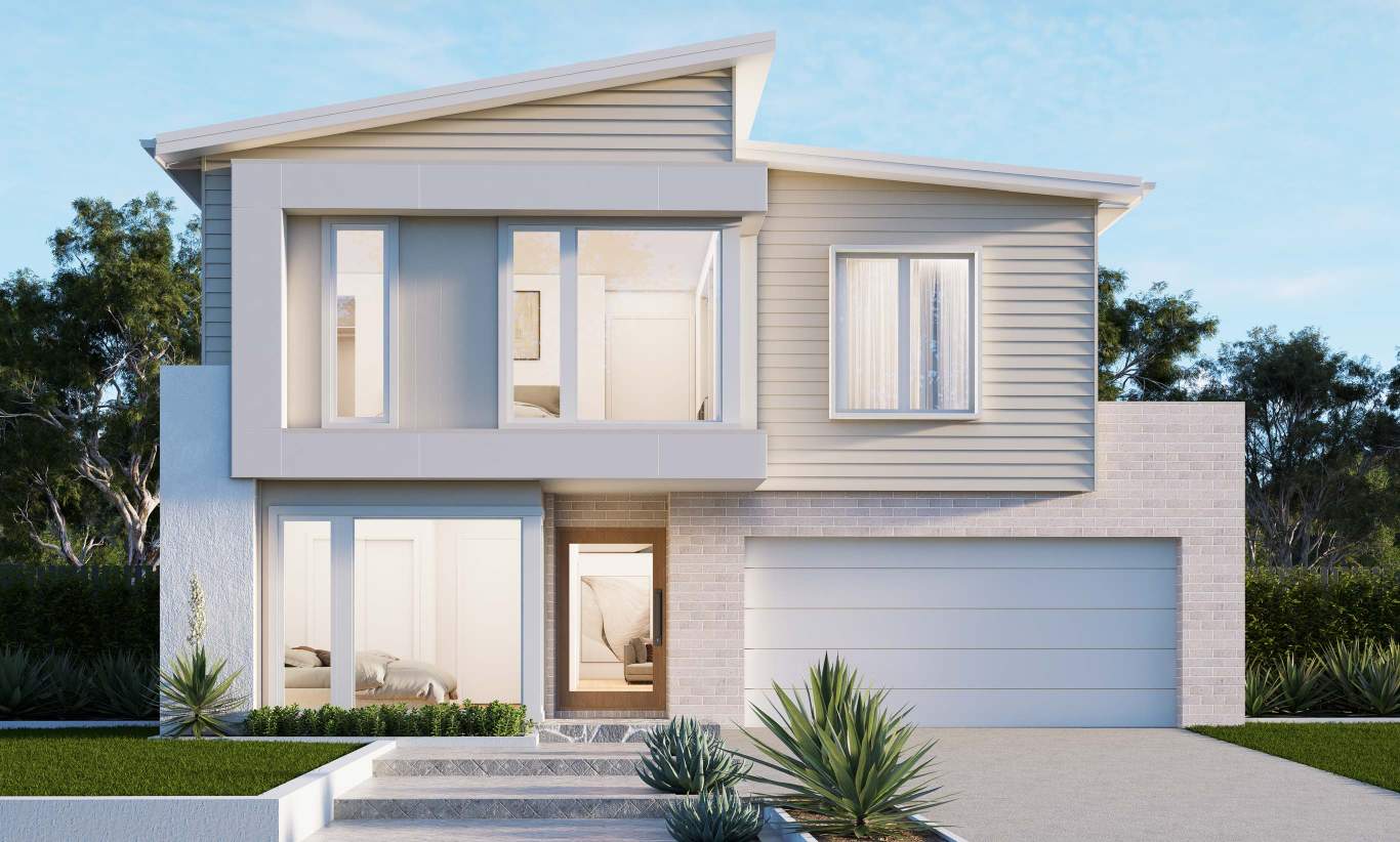 two storey home design waverton burleigh facade