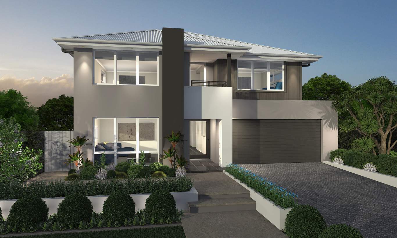 York Facade - Bridgetown Luxury Double Level Home - McDonald Jones