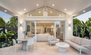 two storey home design aria 28 one alfresco homeworld oran park