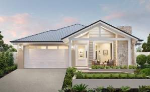 single storey home design havana grande cayman facade at watagan park