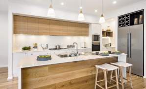 Kitchen, Portsea One Display Home, Wallis Creek, by McDonald Jones