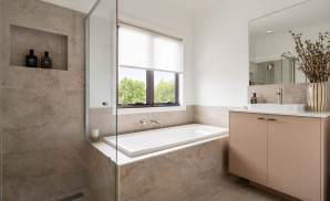 single storey home design lucia three bathroom watagan park