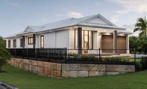 corner block lucia three seaspray facade on display at watagan park