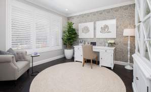 Home Office in McDonald Jones Hamptons styled Panorama 39 at Waterford Living
