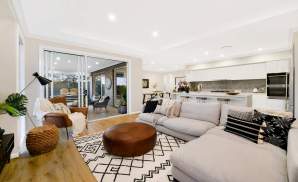 Living, Kitchen, Alfresco - Portsea Home Design - McDonald Jones