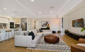 Living, Kitchen - Portsea Home Design - McDonald Jones